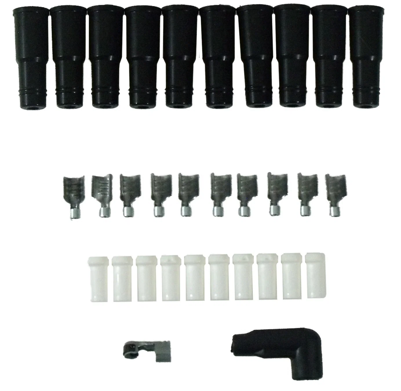 Spark Plug Wire Connector 7 - 10.4mm 180_ 10 Black 46052